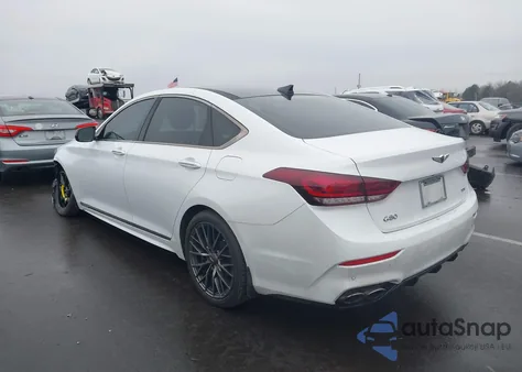 2019 Genesis G80 3.3T Sport из США, поврежденный, VIN KMHGN4JB0KU299505